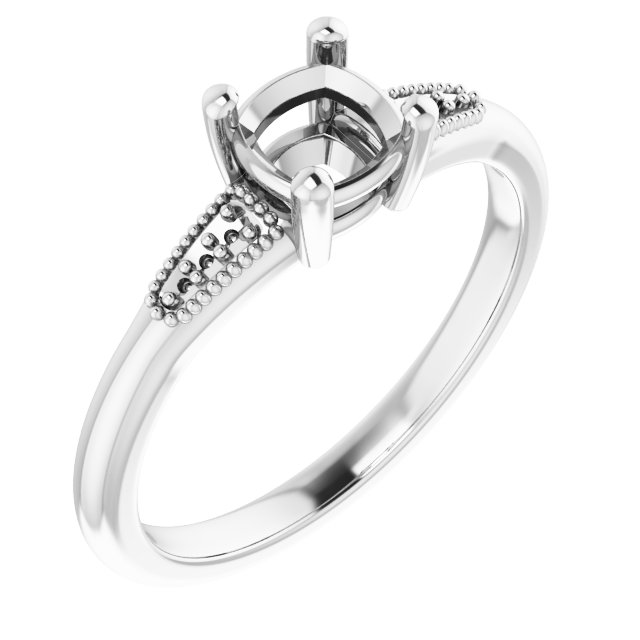 Accented Engagement Ring