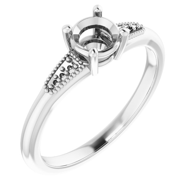 Accented Engagement Ring