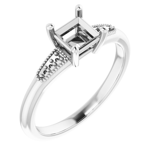 Accented Engagement Ring