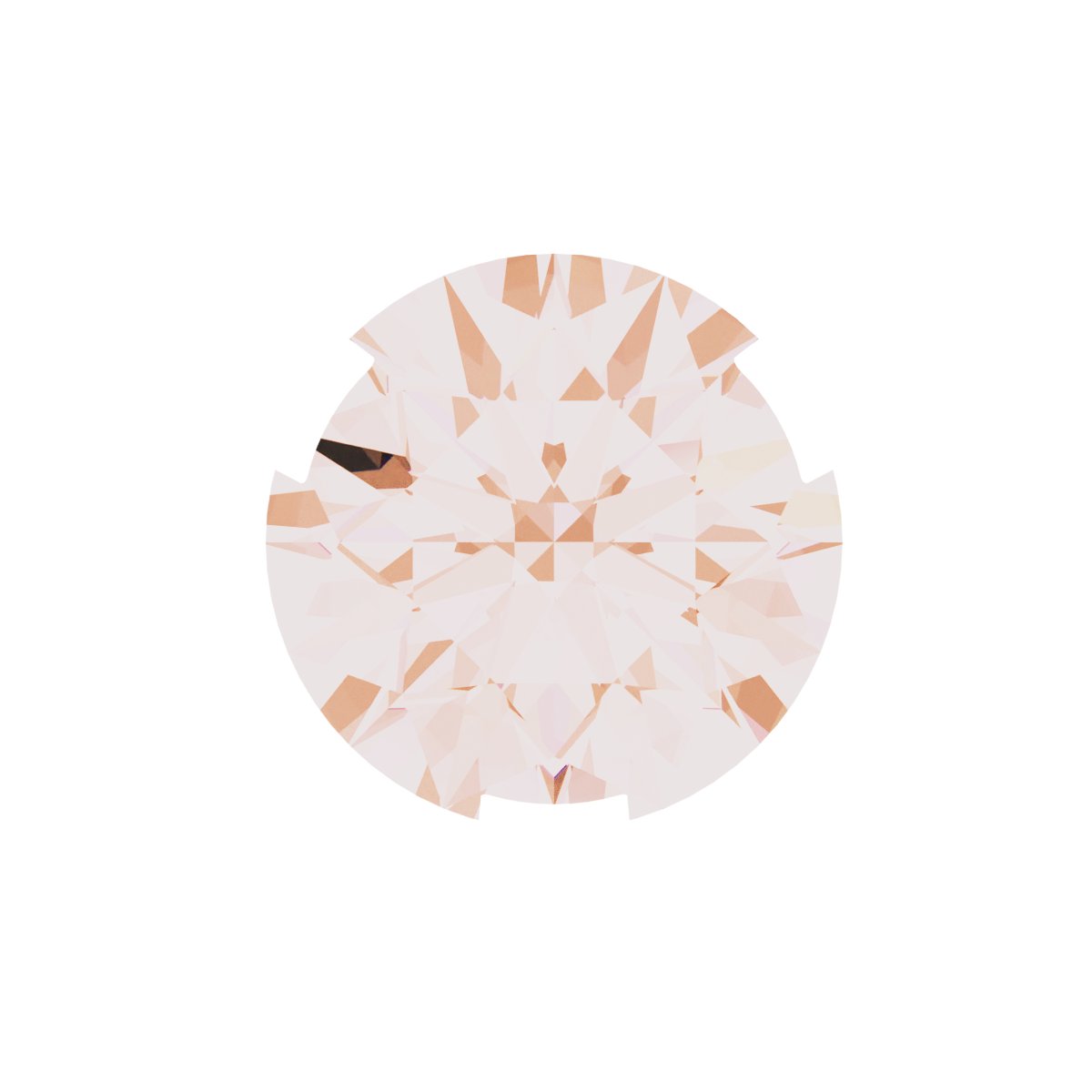 Round 3-Prong Necklace Center