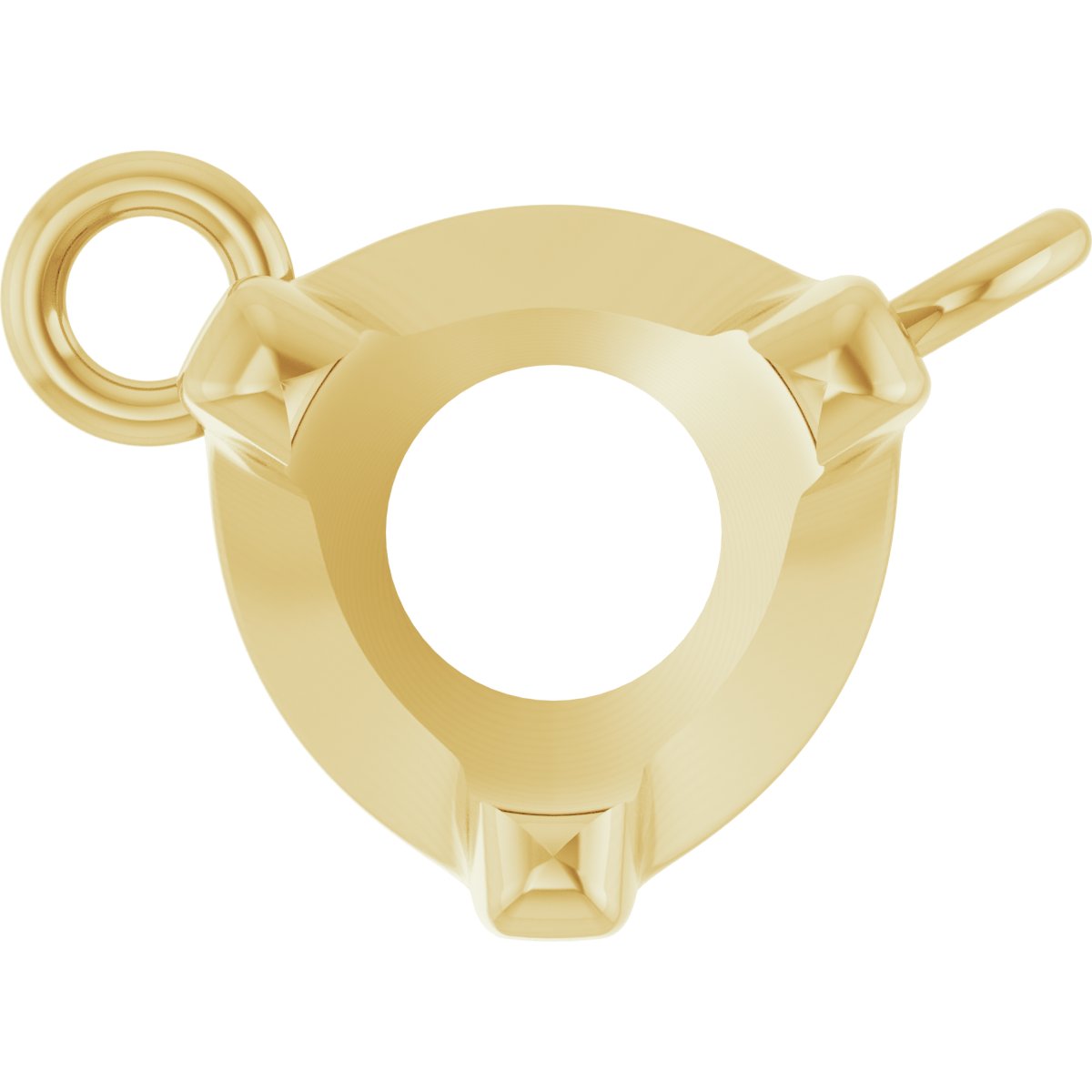 Round 3-Prong Necklace Center