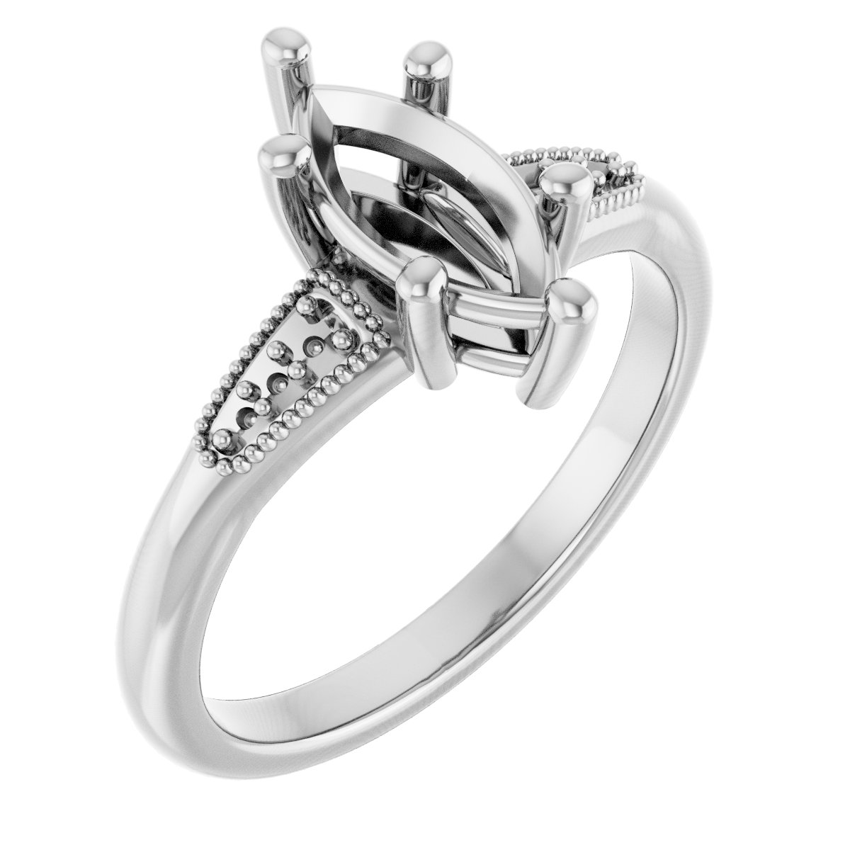 Accented Engagement Ring