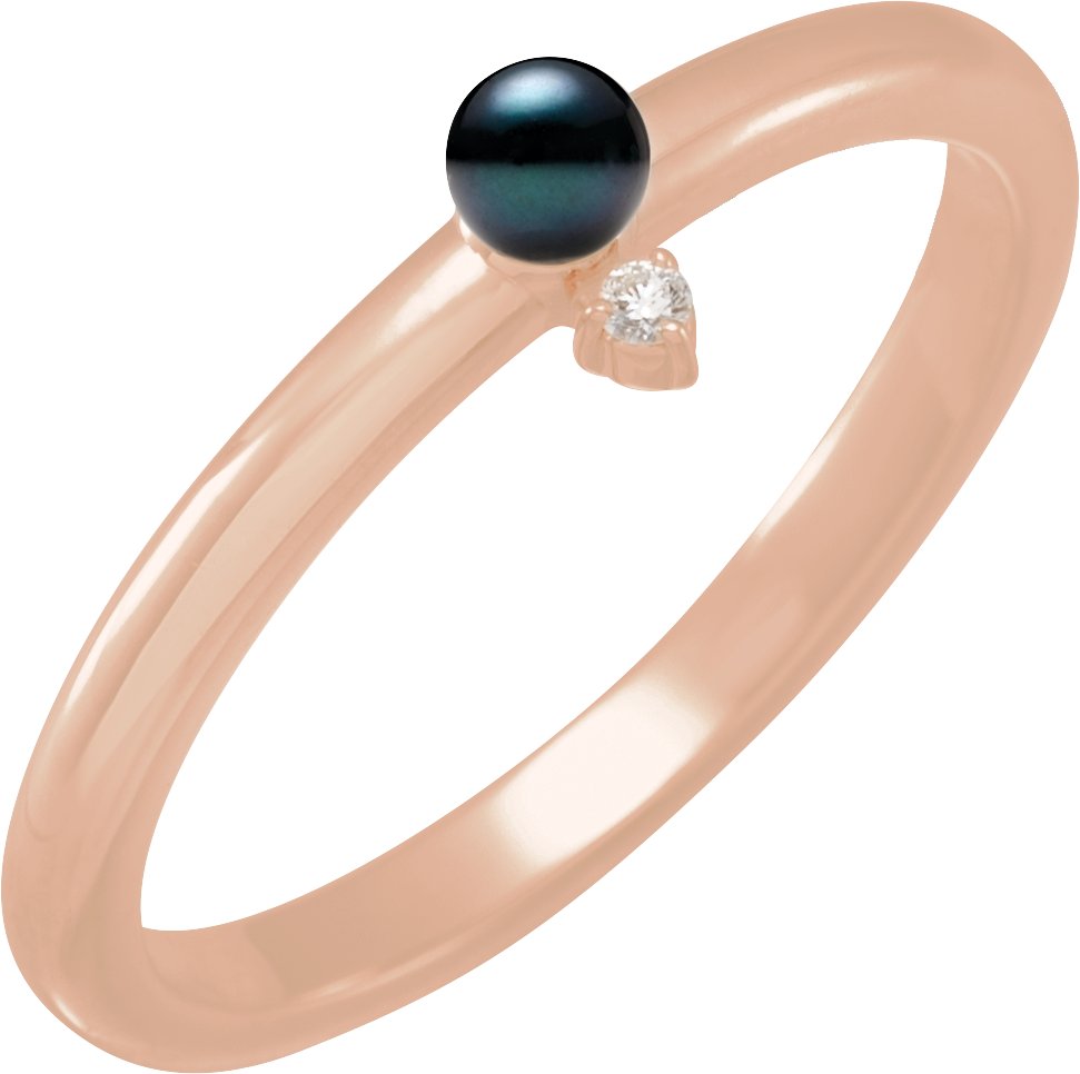 Accented Pearl Ring