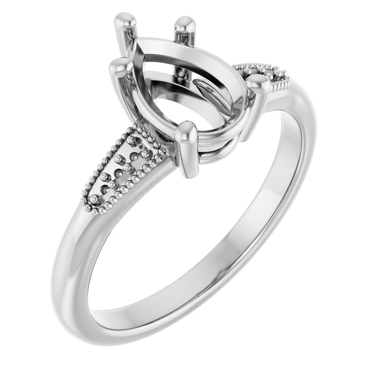 Accented Engagement Ring