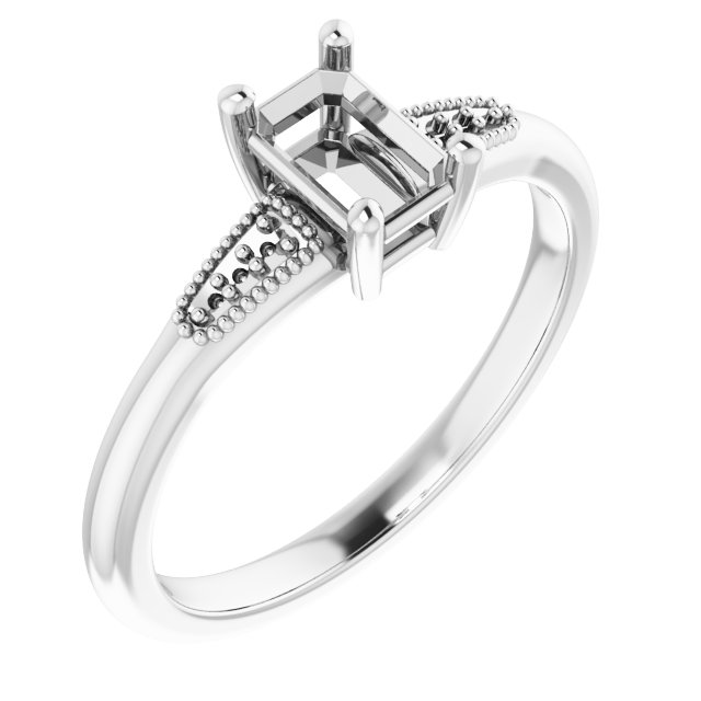 Accented Engagement Ring
