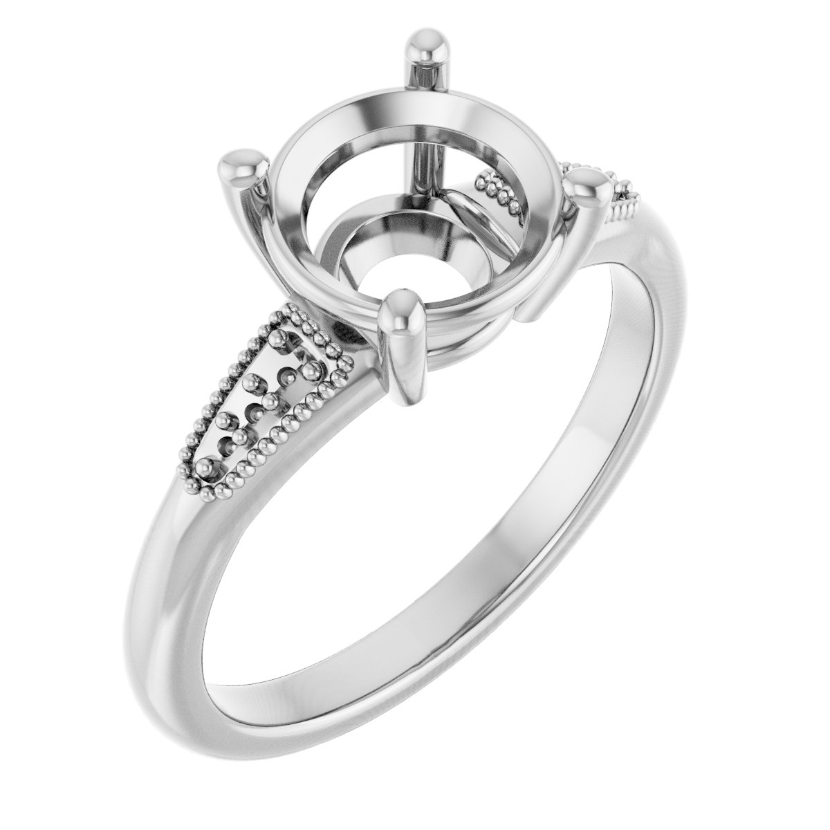 Accented Engagement Ring