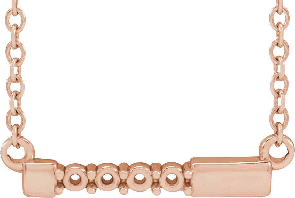 Family Bar Necklace or Center