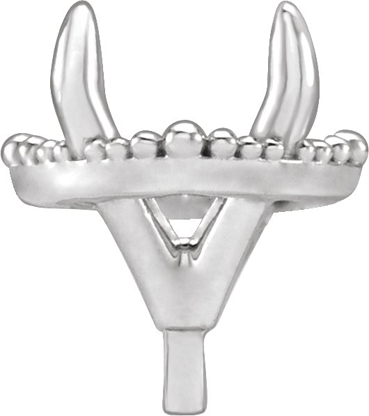 Round Claw-Prong Peg Setting