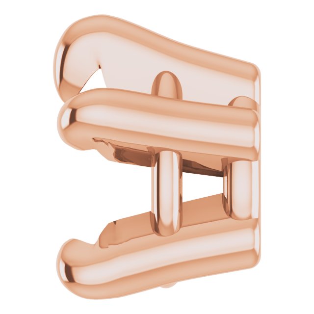 Pre-Notched Claw-Prong Earring Setting