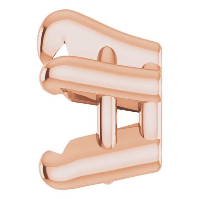 Pre-Notched Claw-Prong Earring Setting