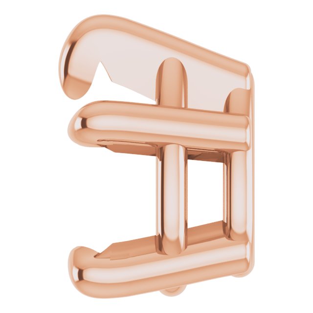 Pre-Notched Claw-Prong Earring Setting