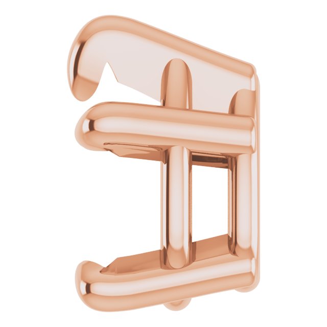 Pre-Notched Claw-Prong Earring Setting