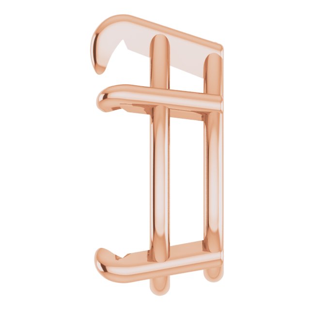 Pre-Notched Claw-Prong Earring Setting