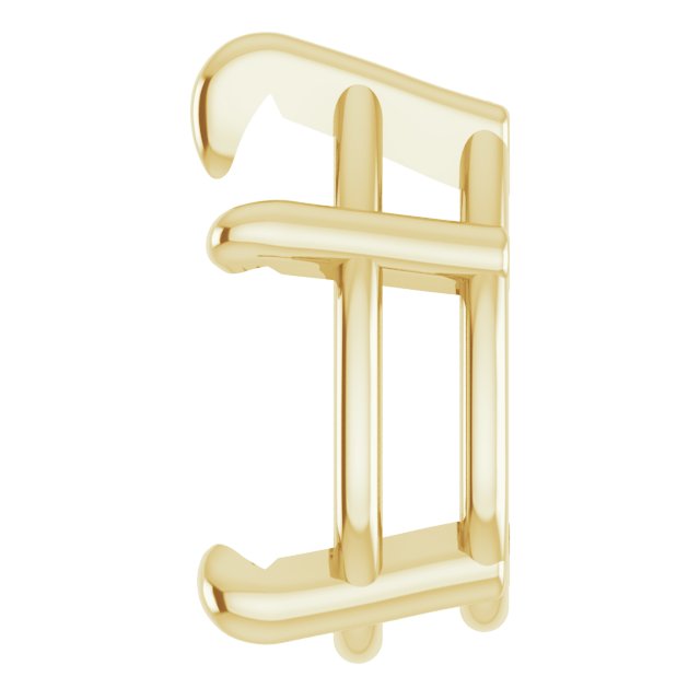 Pre-Notched Claw-Prong Earring Setting