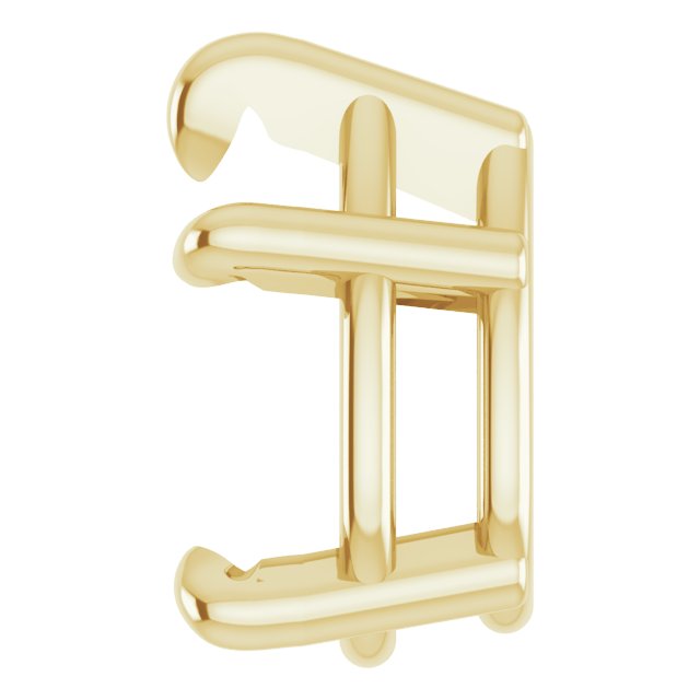 Pre-Notched Claw-Prong Earring Setting