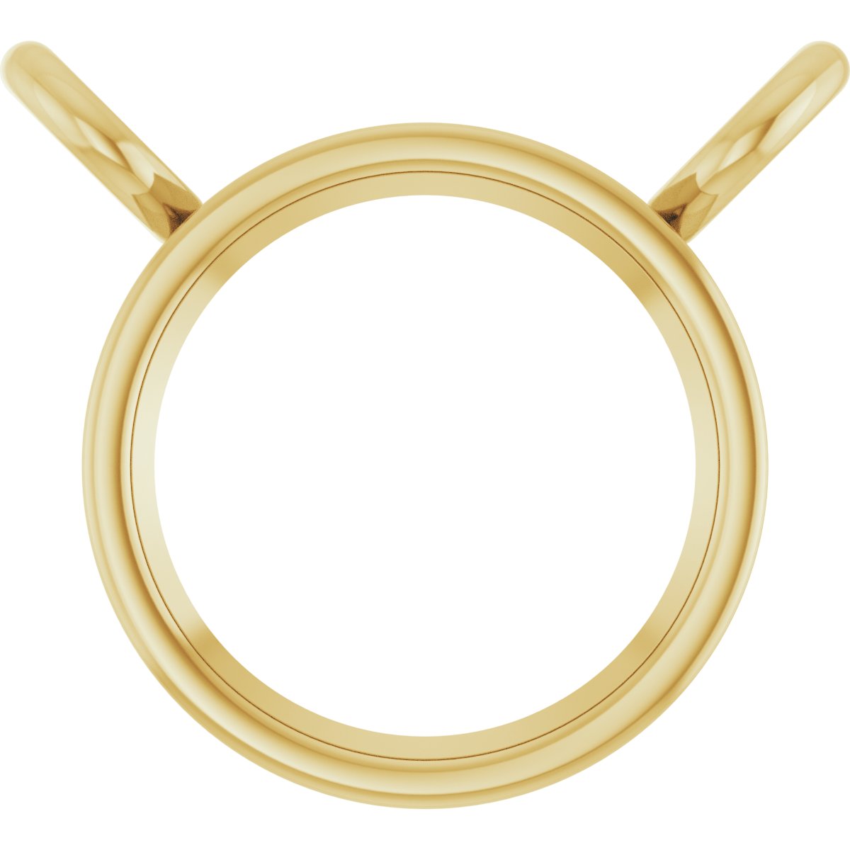Bezel-Set Necklace Center