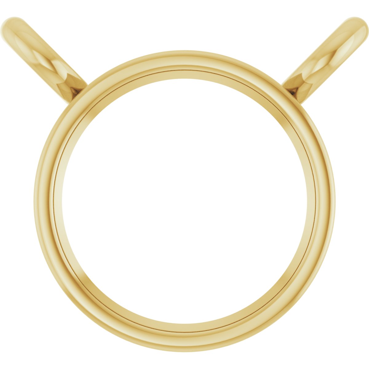 Bezel-Set Necklace Center