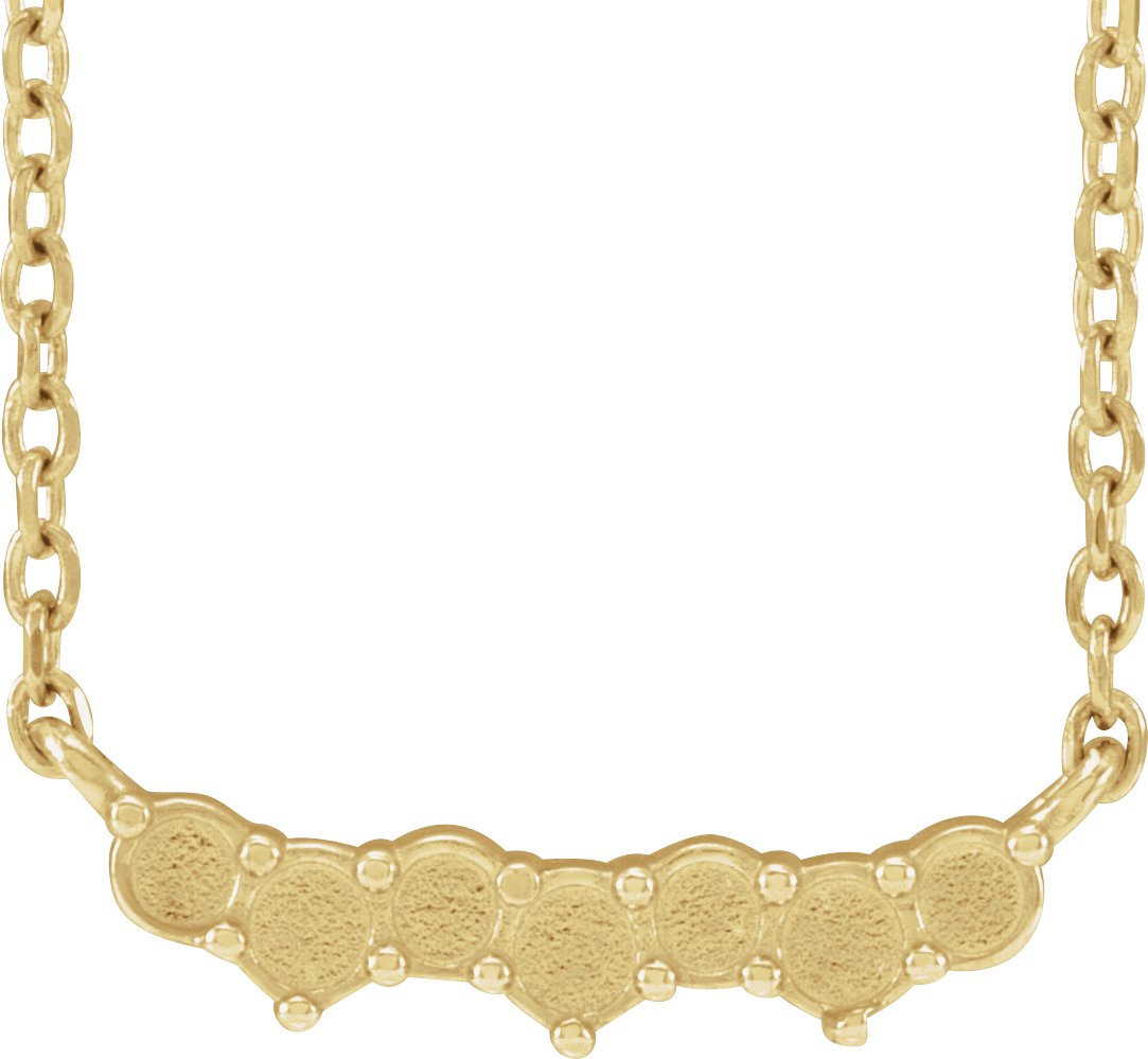 Rose-Cut Scattered Necklace or Center