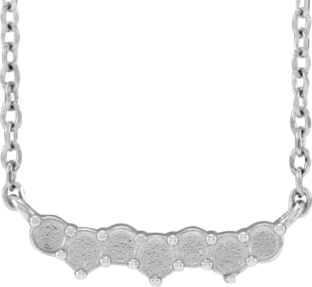 Rose-Cut Scattered Necklace or Center