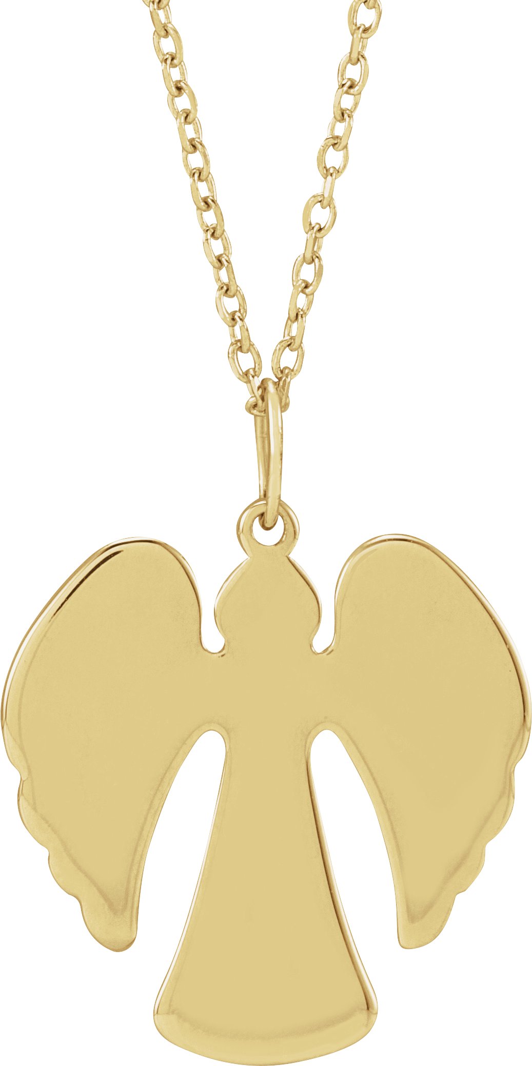14K Yellow Angel 16-18" Necklace