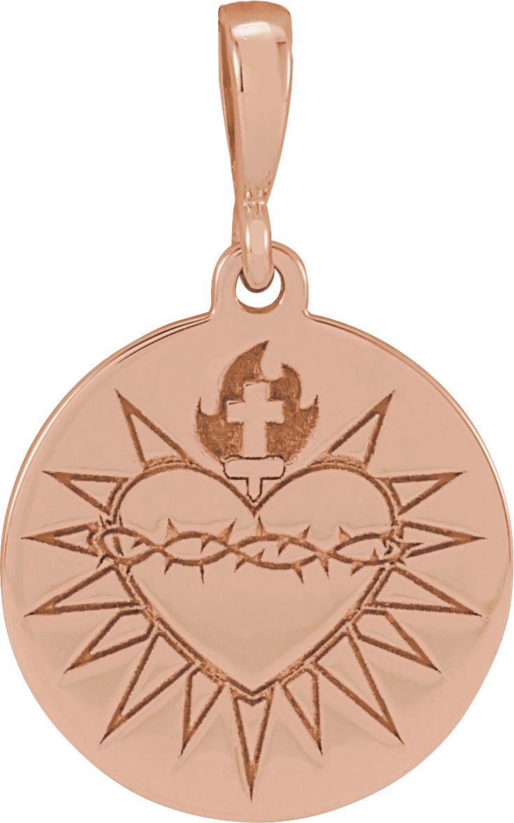 Sacred Heart Necklace or Pendant