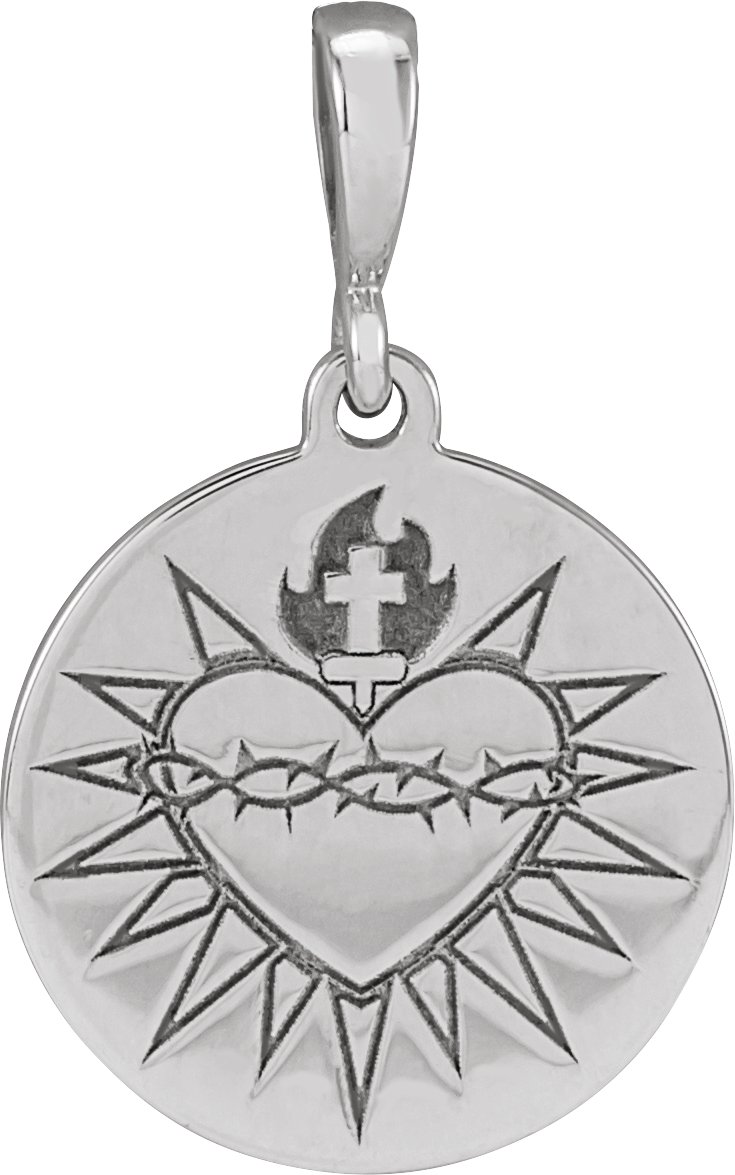 Sacred Heart Necklace or Pendant