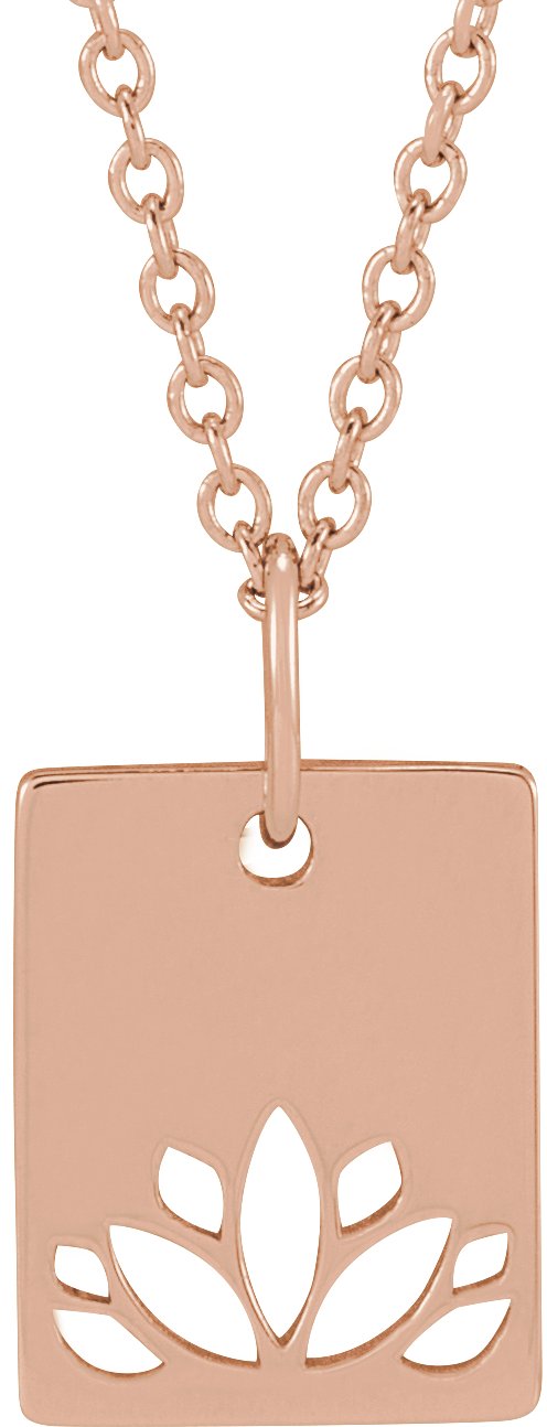 Lotus Necklace or Pendant