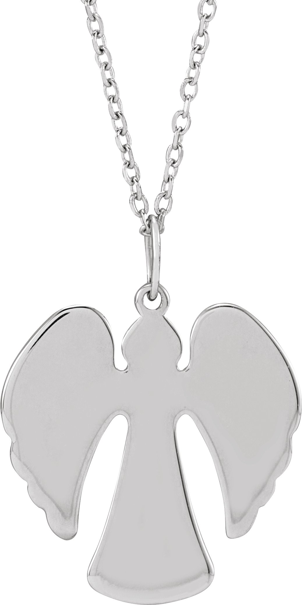 14K White Angel 16-18" Necklace