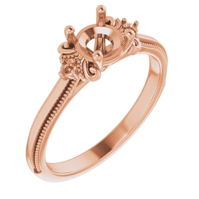 Accented Engagement Ring or Band
