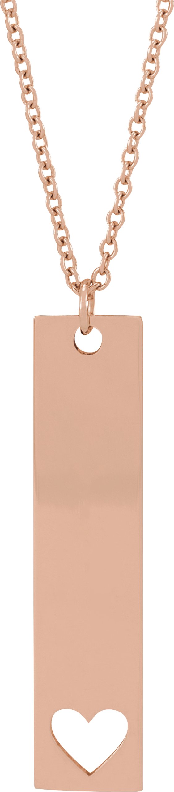 Engravable Bar Necklace or Pendant