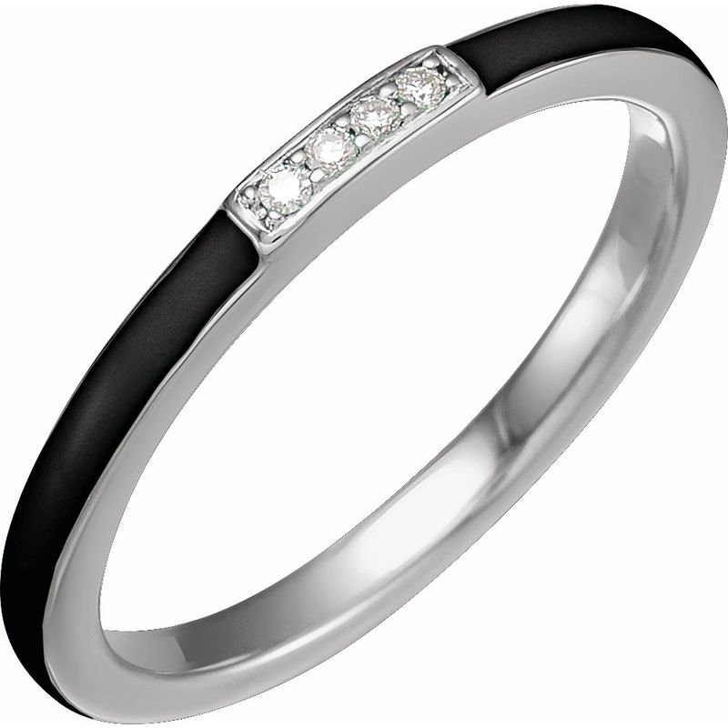 Enamel Stackable Ring