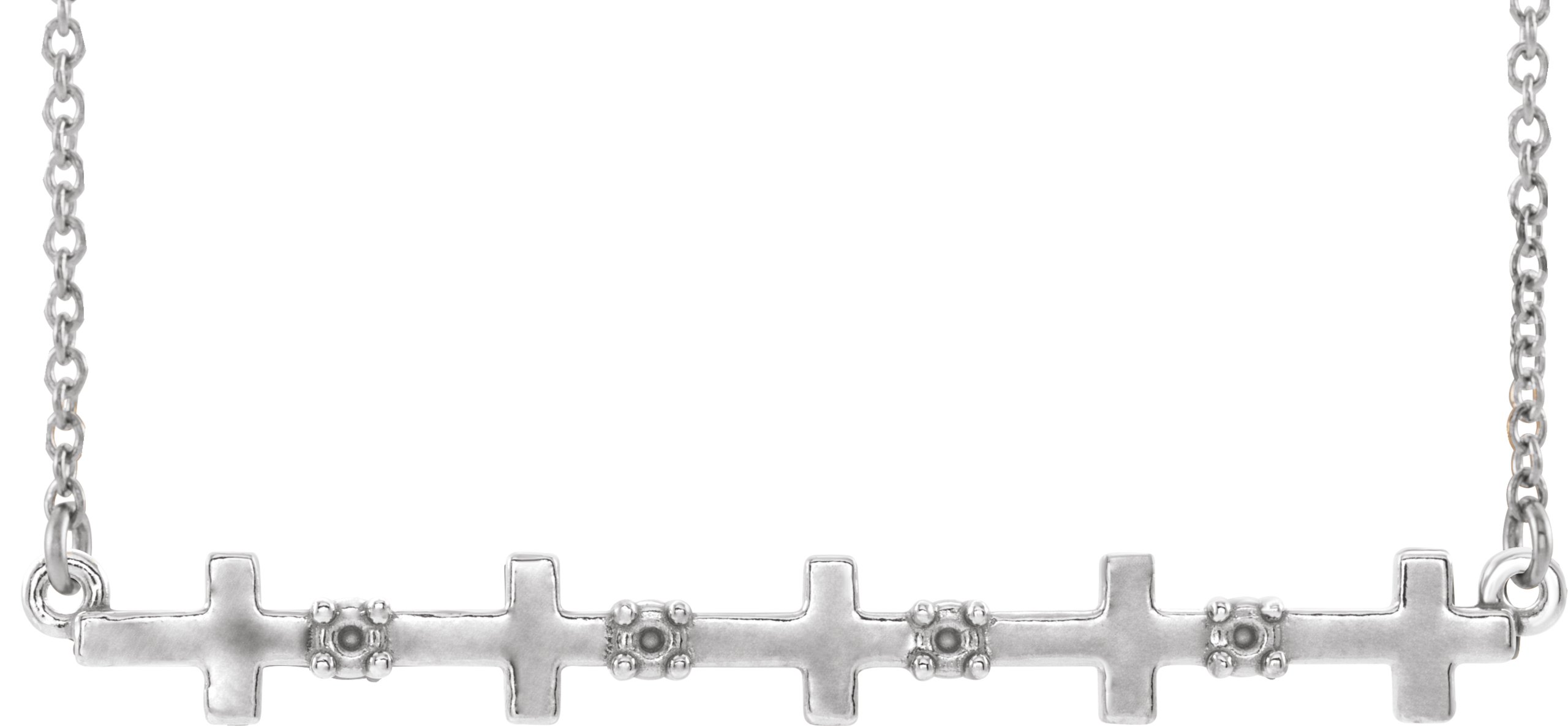 Cross Bar Necklace or Center