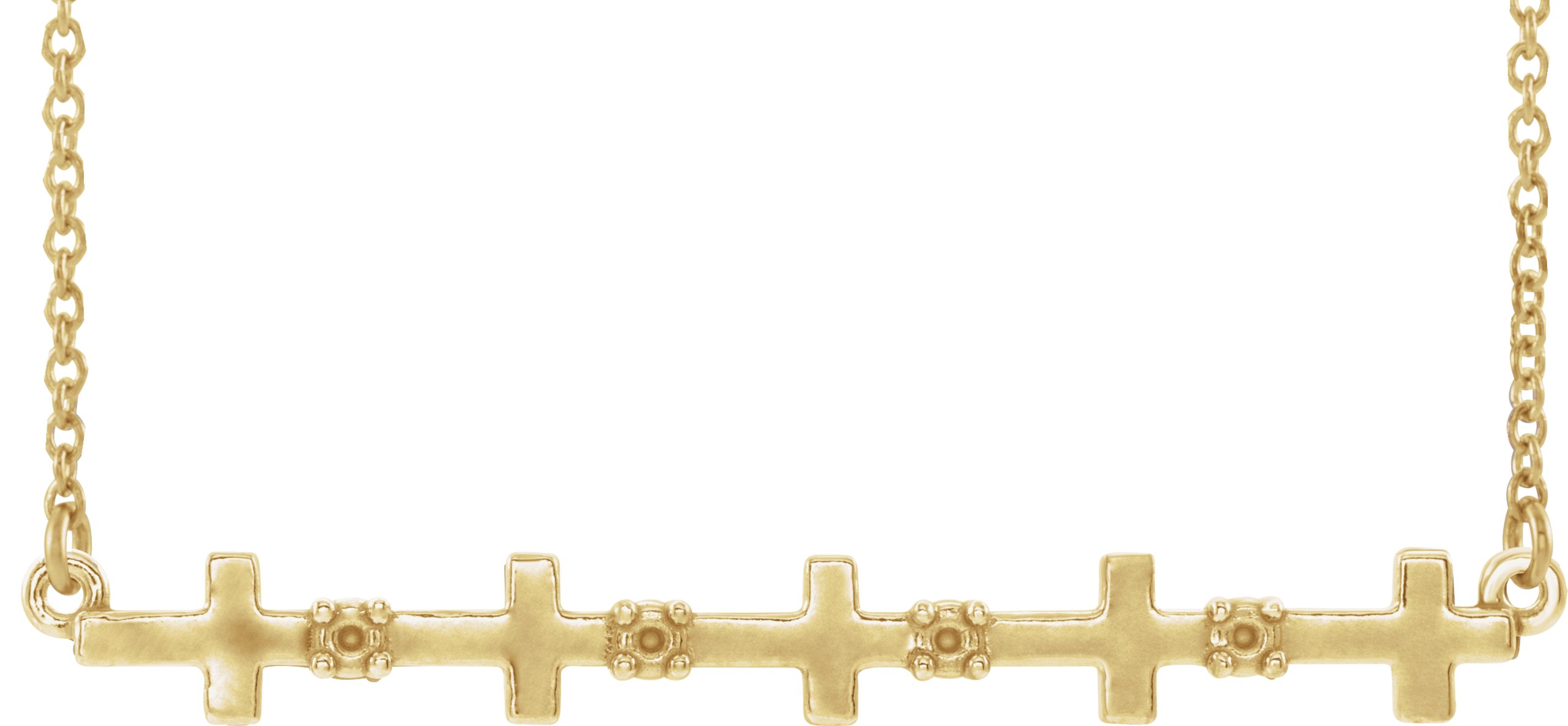 Cross Bar Necklace or Center