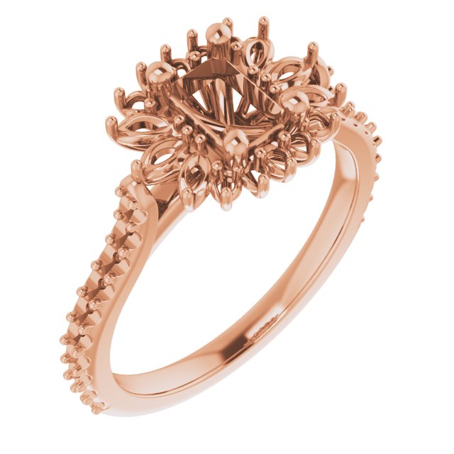 Halo-Style Engagement Ring or Band