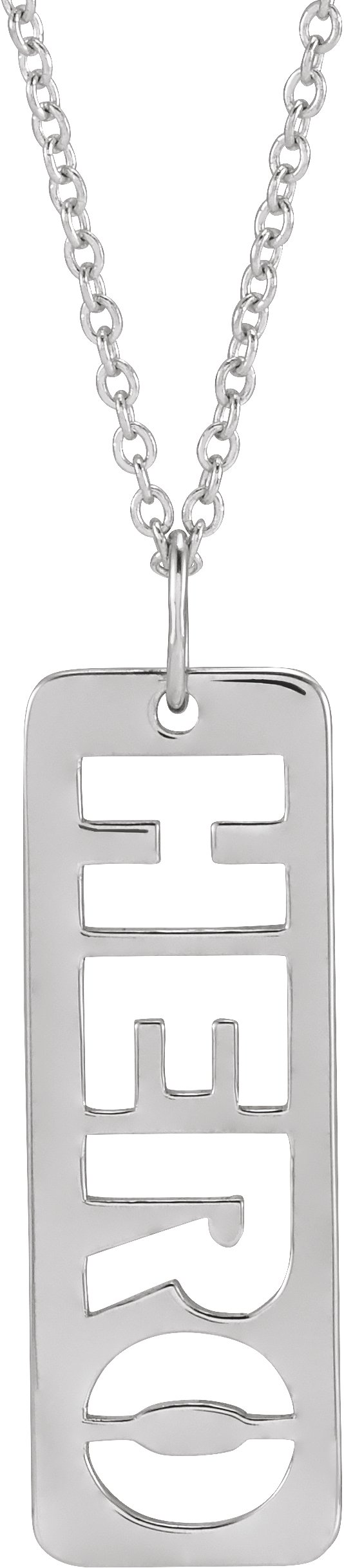 Sterling Silver Hero 16-18" Necklace