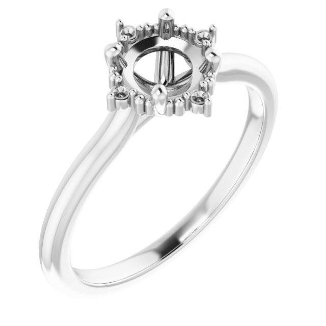 Halo-Style Engagement Ring
