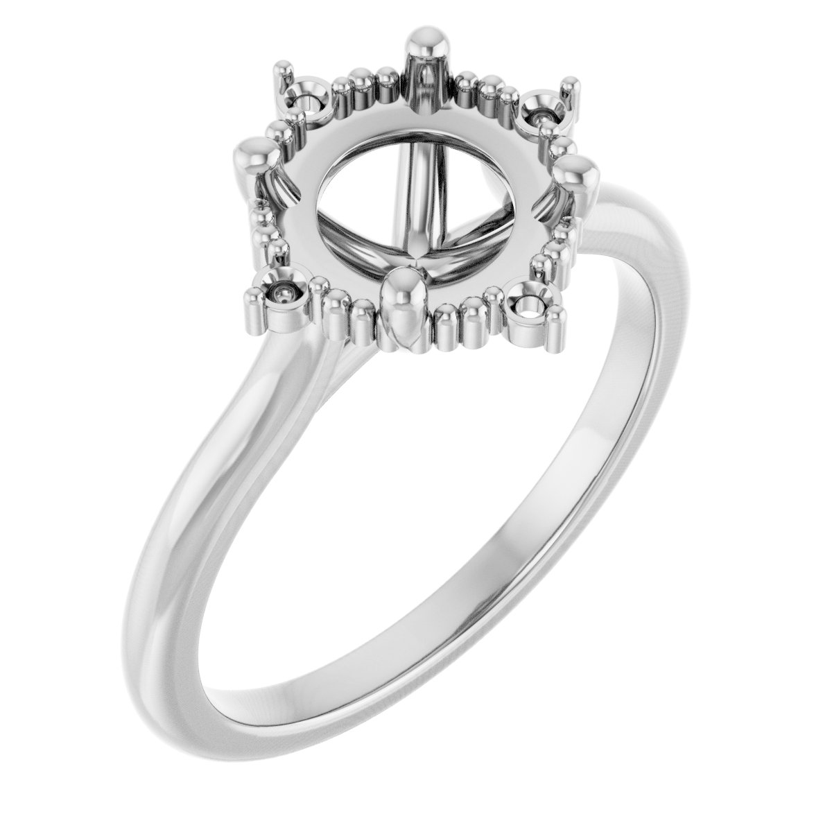 Halo-Style Engagement Ring