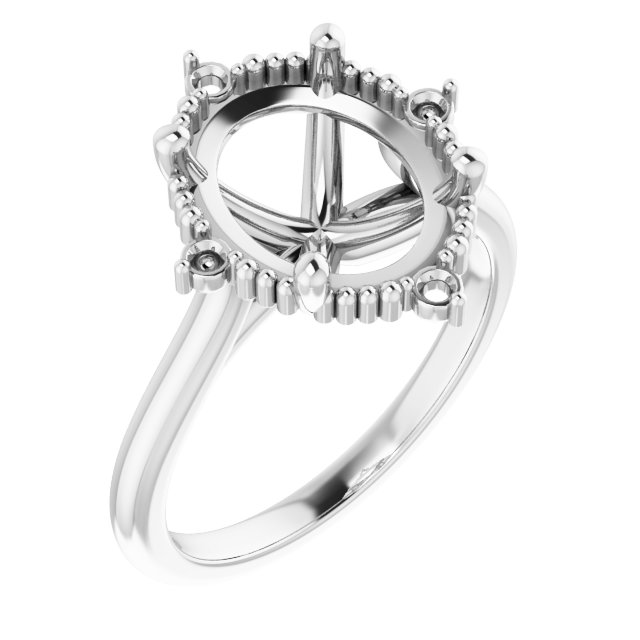 Halo-Style Engagement Ring