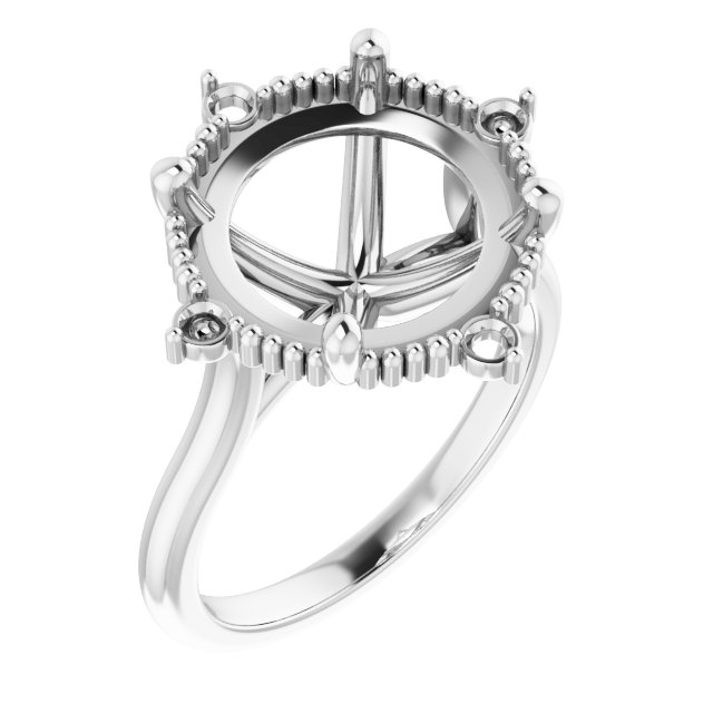 Halo-Style Engagement Ring