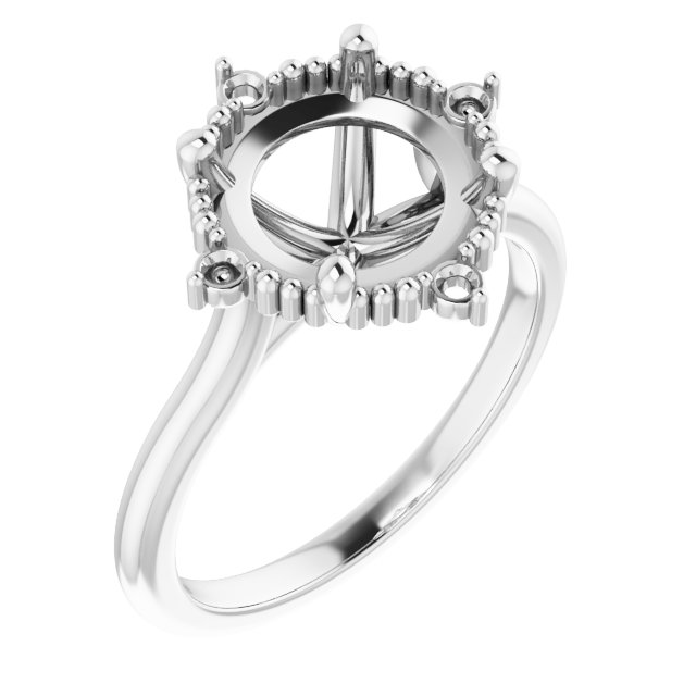 Halo-Style Engagement Ring