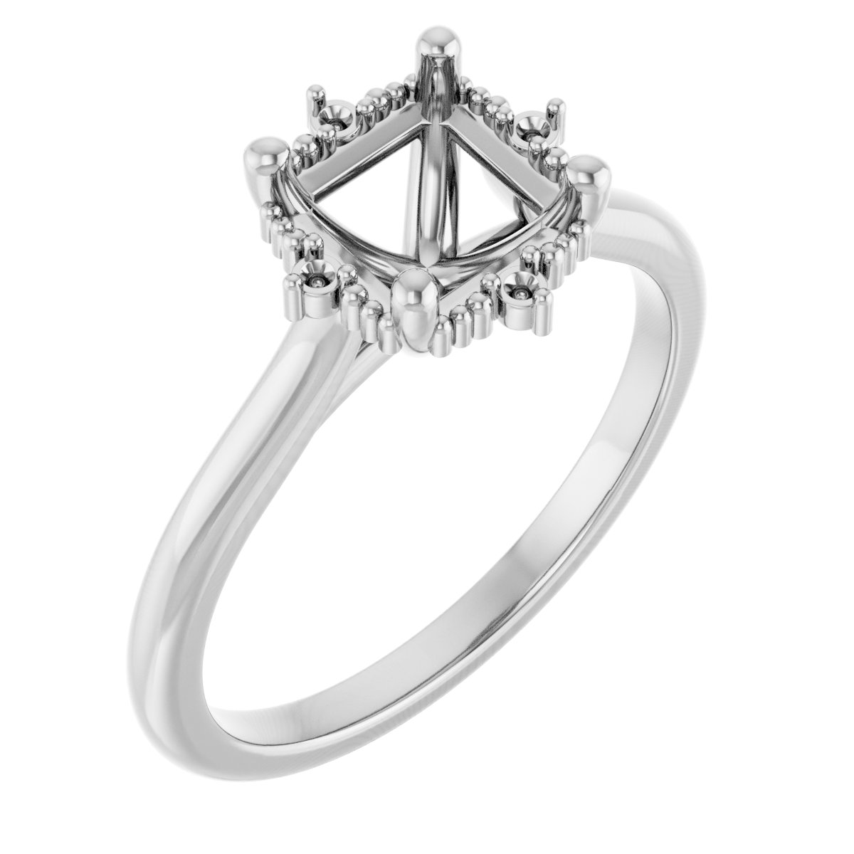 Halo-Style Engagement Ring