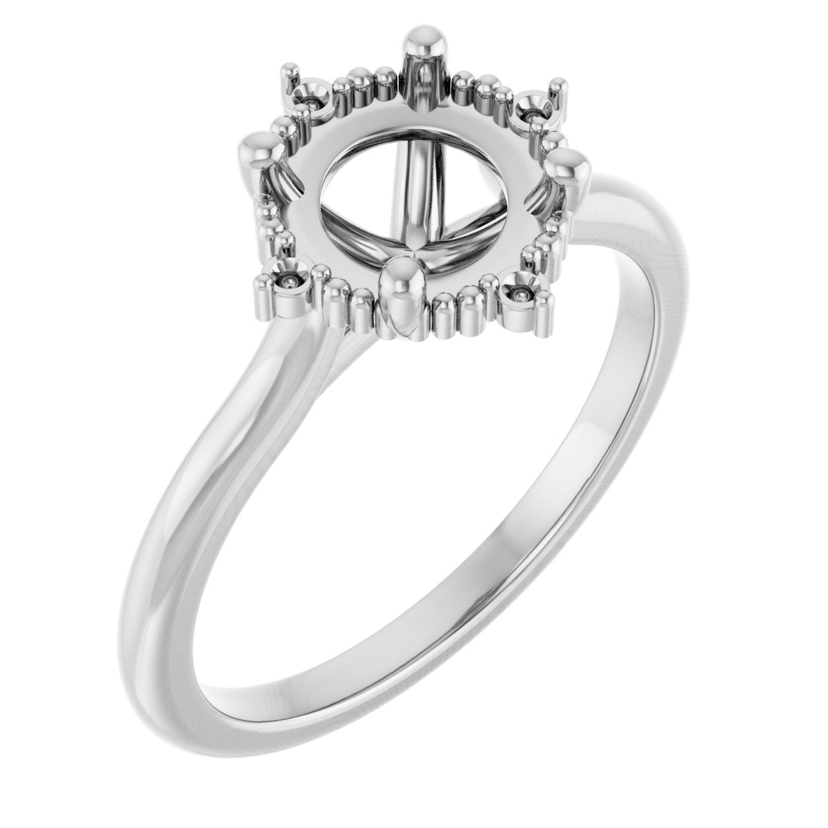 Halo-Style Engagement Ring