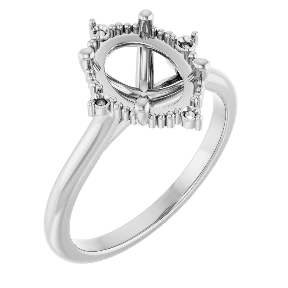 Halo-Style Engagement Ring