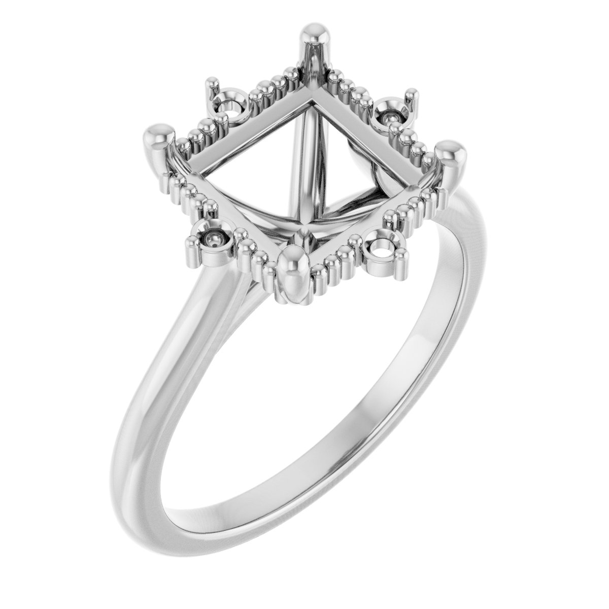 Halo-Style Engagement Ring