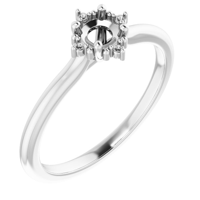 Halo-Style Engagement Ring