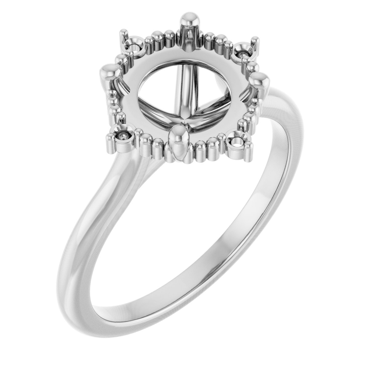 Halo-Style Engagement Ring