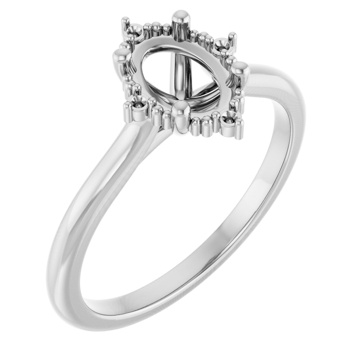 Halo-Style Engagement Ring
