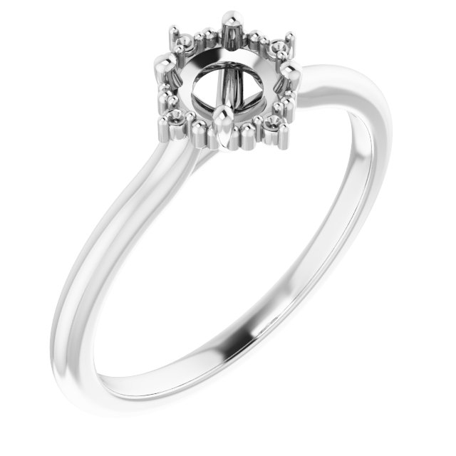 Halo-Style Engagement Ring