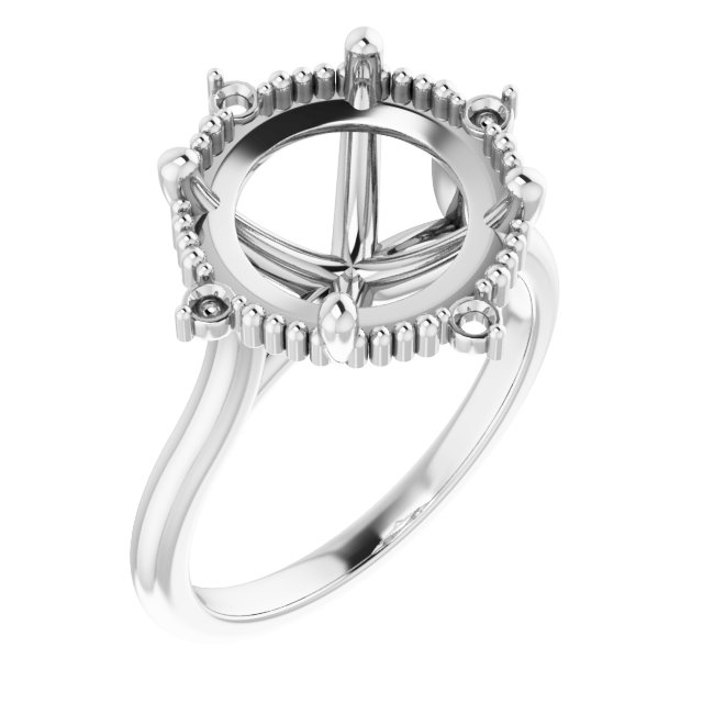Halo-Style Engagement Ring