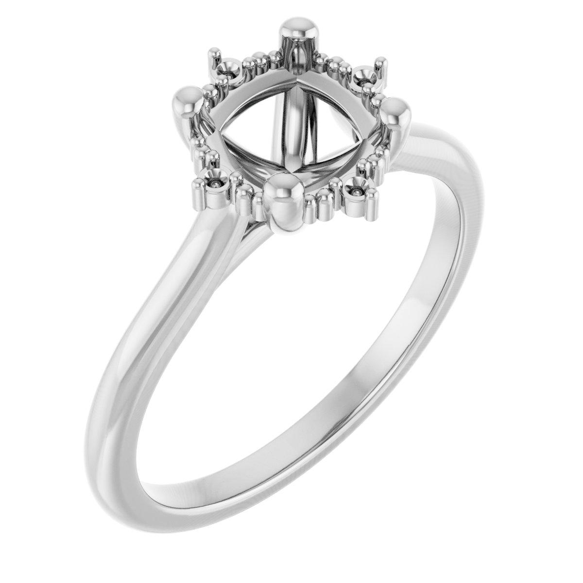 Halo-Style Engagement Ring